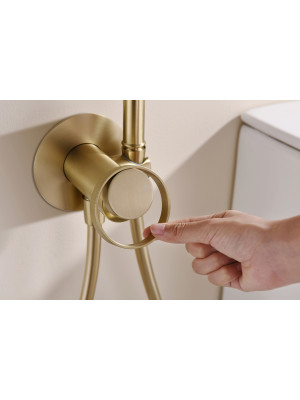 Гигиенический душ Ganzer GZ19157-S матовое золото 8