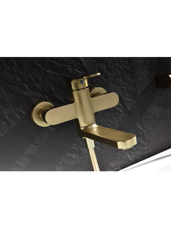 Смеситель Ganzer GZ06132-S матовое золото 3