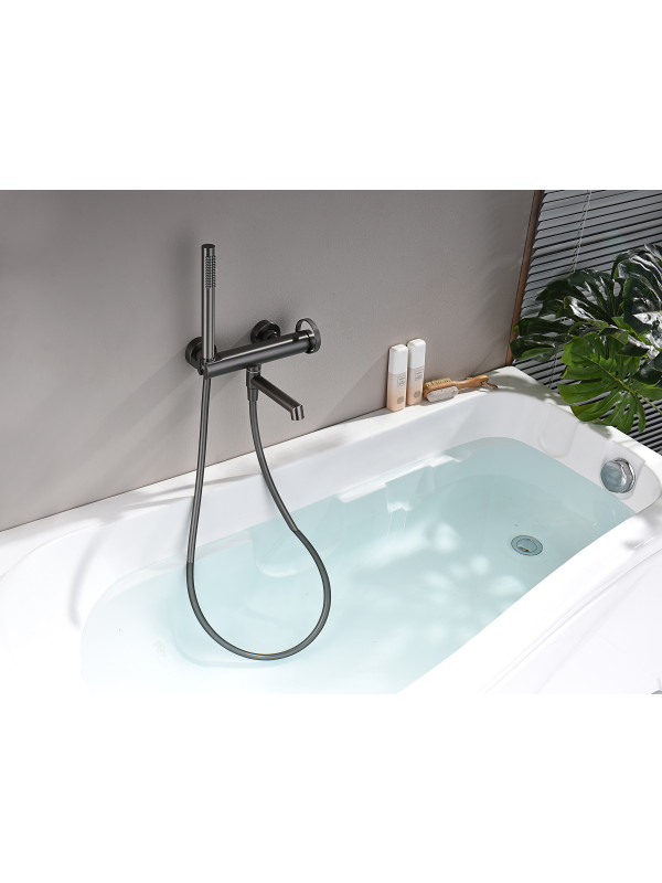 Смеситель Ganzer GZ19132-Q оружейная сталь 6