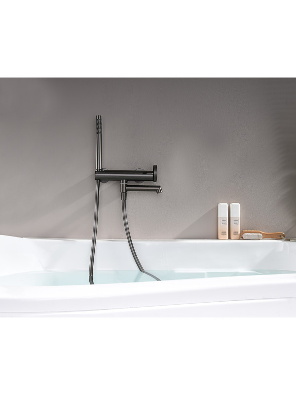 Смеситель Ganzer GZ19132-Q оружейная сталь 7