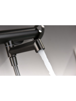 Смеситель Ganzer GZ19132-Q оружейная сталь 12