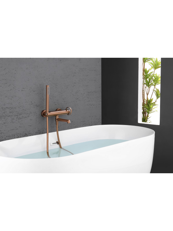 Смеситель Ganzer GZ19132-R розовое золото 2