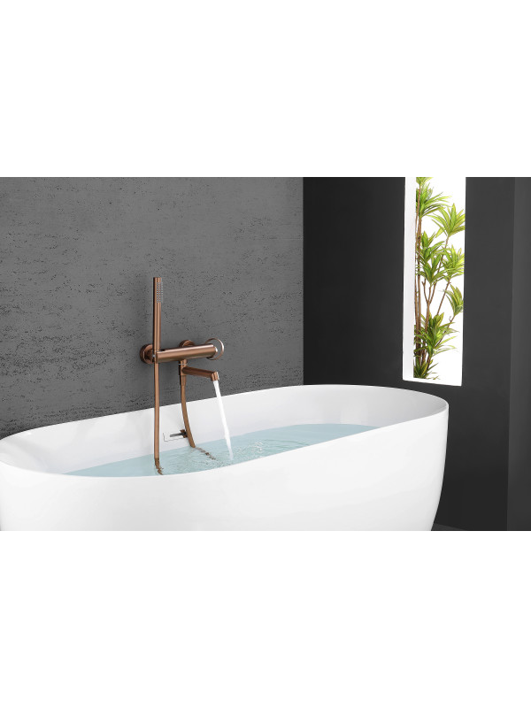 Смеситель Ganzer GZ19132-R розовое золото 8