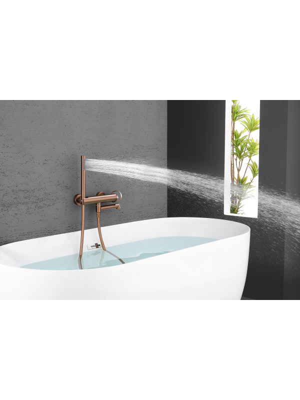 Смеситель Ganzer GZ19132-R розовое золото 11