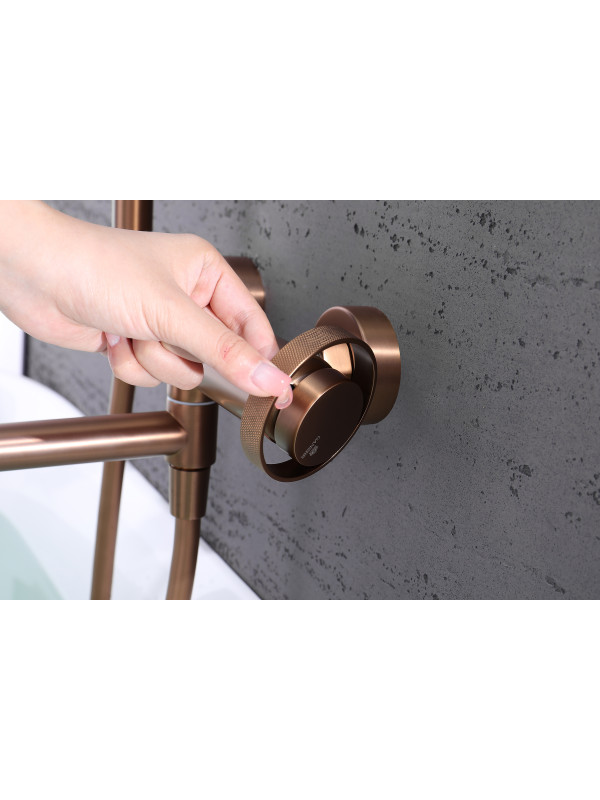 Смеситель Ganzer GZ19132-R розовое золото 10