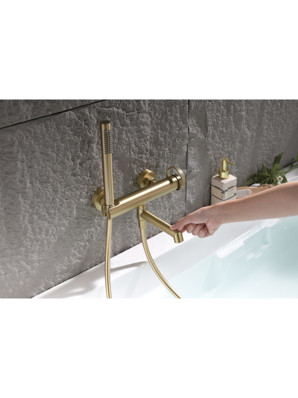 Смеситель Ganzer GZ19132-S матовое золото 10