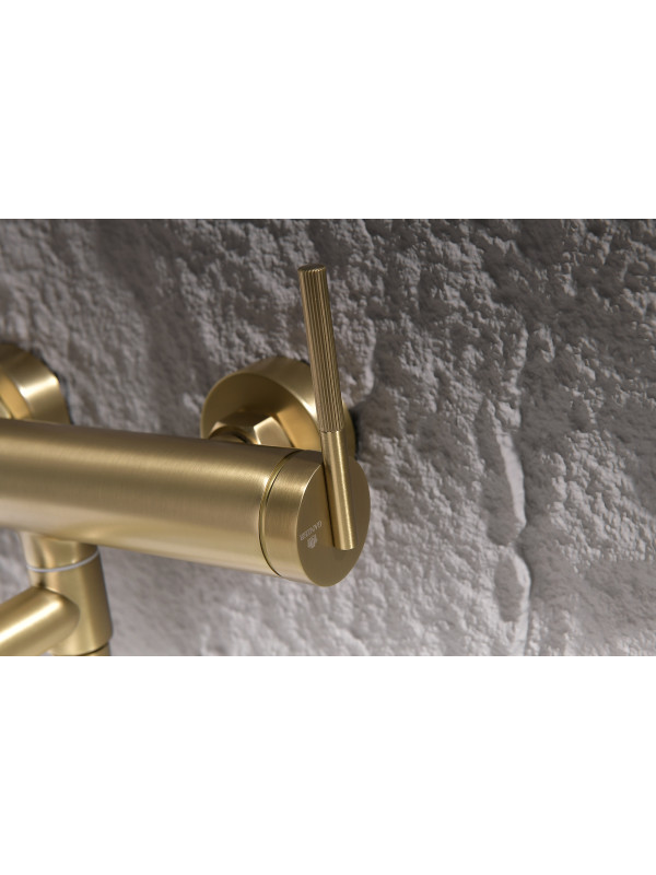 Смеситель Ganzer GZ19132-S матовое золото 15