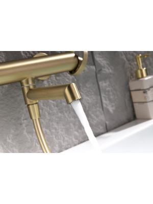 Смеситель Ganzer GZ19132-S матовое золото 12