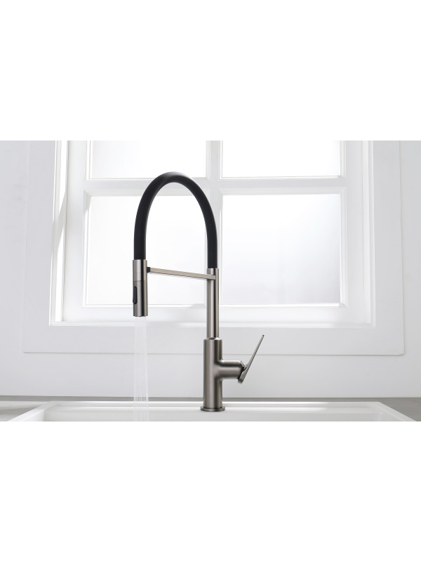 Смеситель Ganzer GZ07126-Q оружейная сталь 2