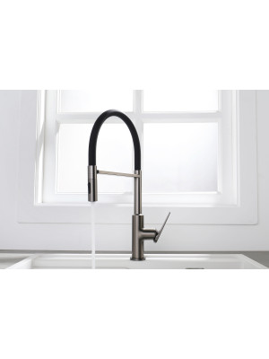 Смеситель Ganzer GZ07126-Q оружейная сталь 7