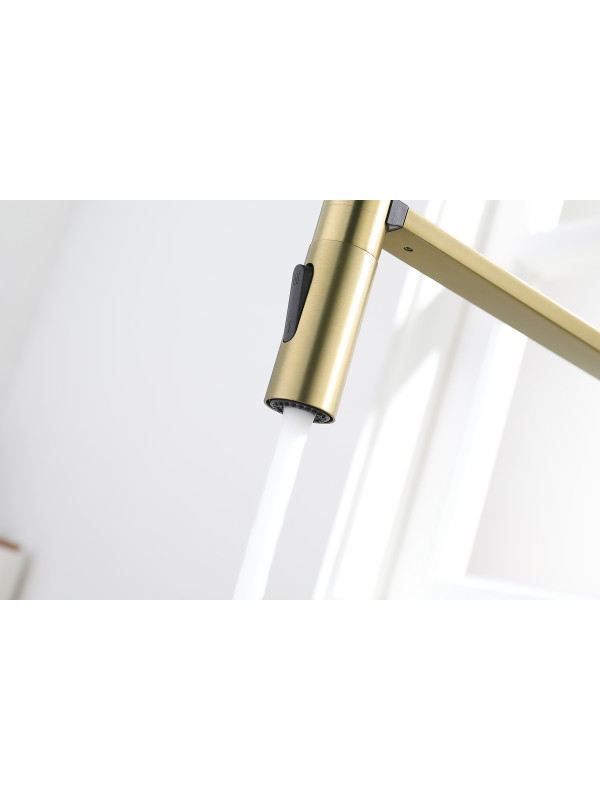 Смеситель Ganzer GZ07126-C матовое золото 4