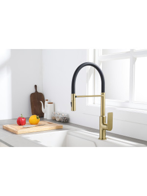 Смеситель Ganzer GZ07126-C матовое золото 2