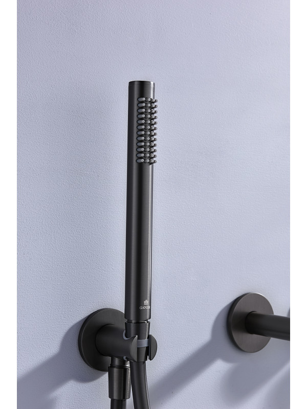 Смеситель Ganzer GZ19134-Q оружейная сталь 5