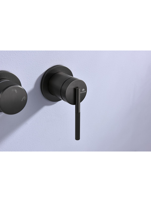 Смеситель Ganzer GZ19134-Q оружейная сталь 6