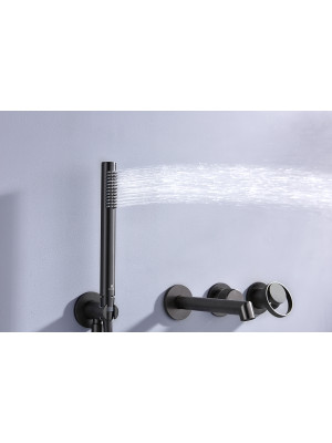 Смеситель Ganzer GZ19134-Q оружейная сталь 8