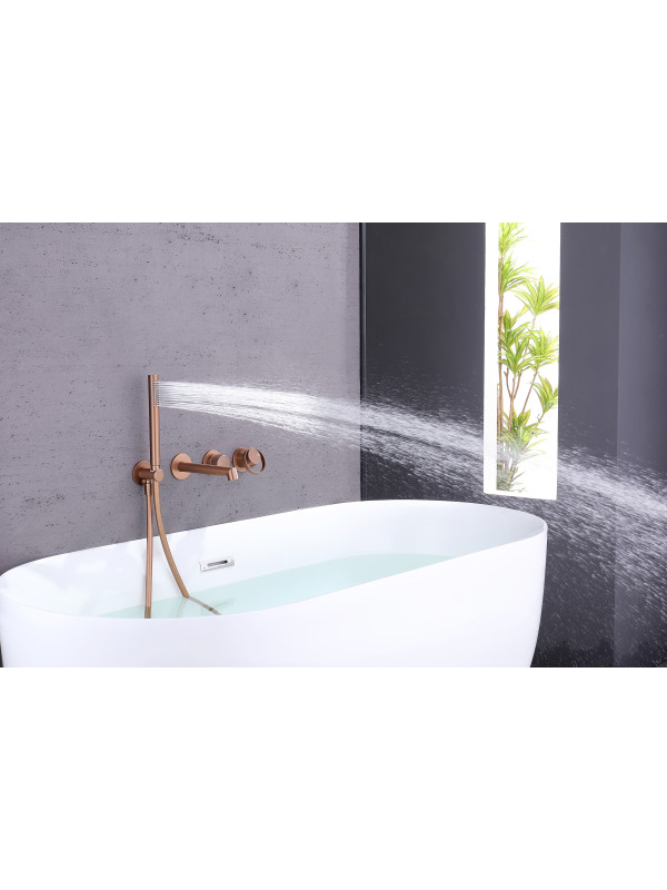 Смеситель Ganzer GZ19134-R розовое золото 7