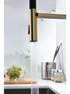 Смеситель Ganzer GZ12127-SC матовое золото 5