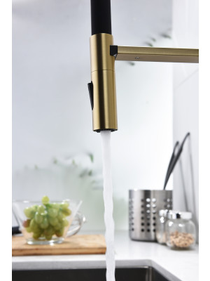 Смеситель Ganzer GZ12127-SC матовое золото 6