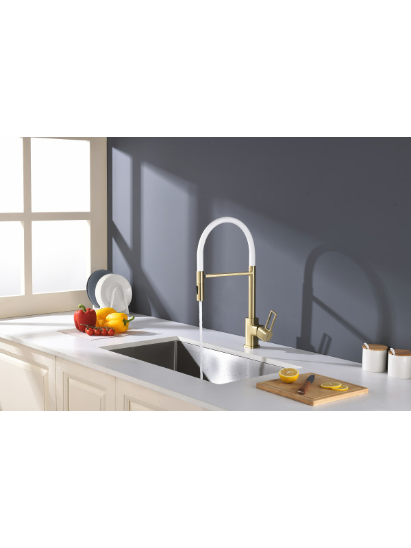 Смеситель Ganzer GZ12127-SF матовое золото 3