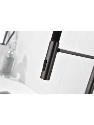 Смеситель Ganzer GZ12127-QC оружейная сталь 3