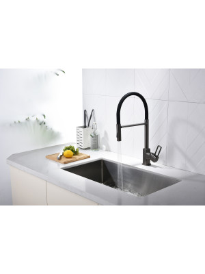 Смеситель Ganzer GZ12127-QC оружейная сталь 6