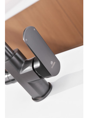 Смеситель Ganzer GZ06127-Q оружейная сталь 3