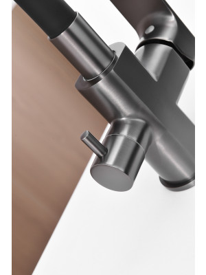 Смеситель Ganzer GZ06127-Q оружейная сталь 4