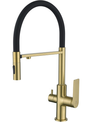 Смеситель Ganzer GZ07127-S матовое золото