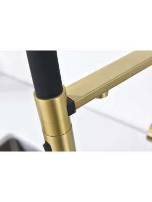 Смеситель Ganzer GZ07127-S матовое золото 5