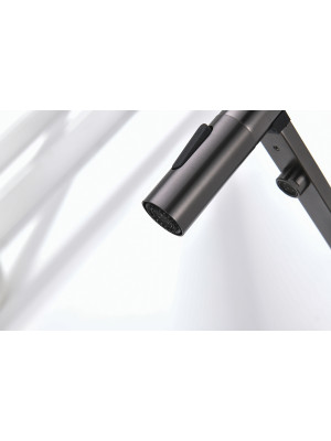 Смеситель Ganzer GZ07127-Q оружейная сталь 3