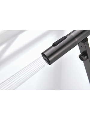 Смеситель Ganzer GZ07127-Q оружейная сталь 5