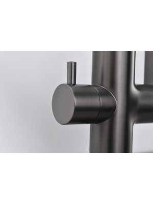 Смеситель Ganzer GZ07127-Q оружейная сталь 7