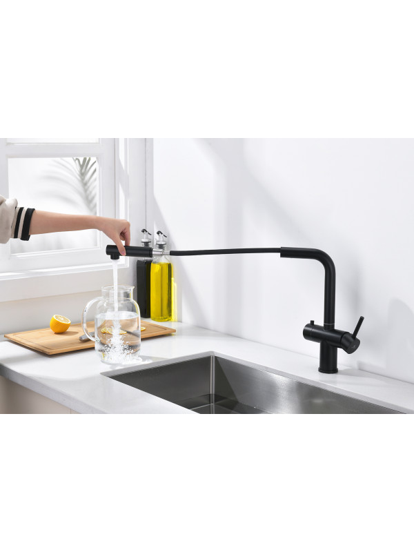 Смеситель Ganzer GZ16036-C черный 8