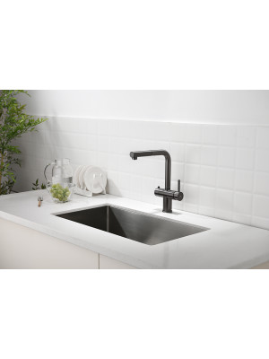 Смеситель Ganzer GZ16036-Q оружейная сталь 2