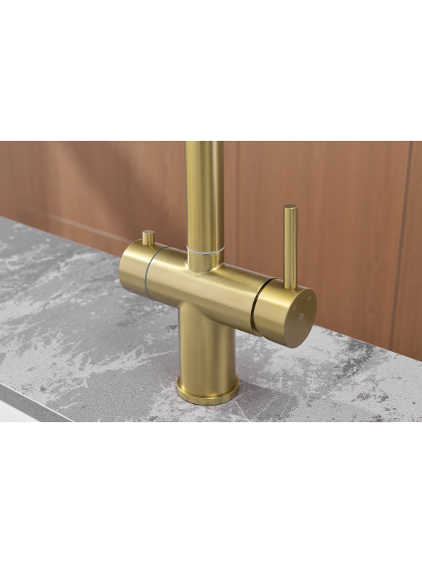 Смеситель Ganzer GZ16036-S матовое золото 4