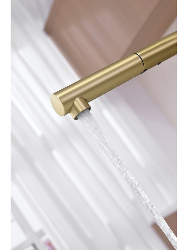 Смеситель Ganzer GZ16036-S матовое золото 5