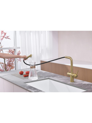 Смеситель Ganzer GZ16036-S матовое золото 7