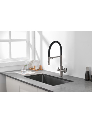 Смеситель Ganzer GZ19127-Q оружейная сталь 2