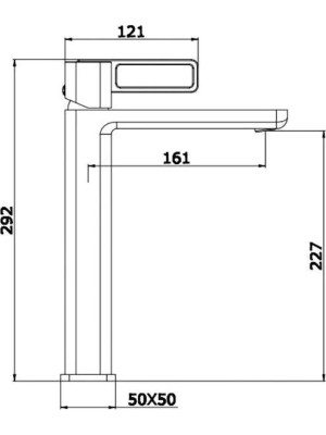 Смеситель Ganzer GZ12112-C черный размеры