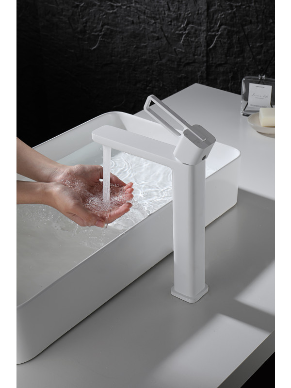 Смеситель Ganzer GZ12112-F белый 4