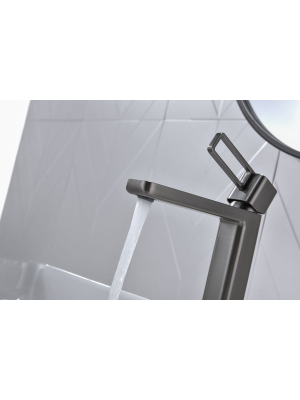 Смеситель Ganzer GZ12112-Q оружейная сталь 4