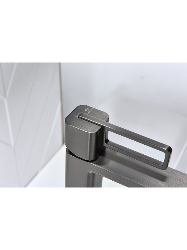 Смеситель Ganzer GZ12112-Q оружейная сталь 5