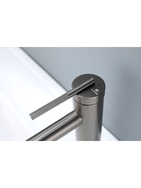 Смеситель Ganzer GZ19111-Q оружейная сталь 4