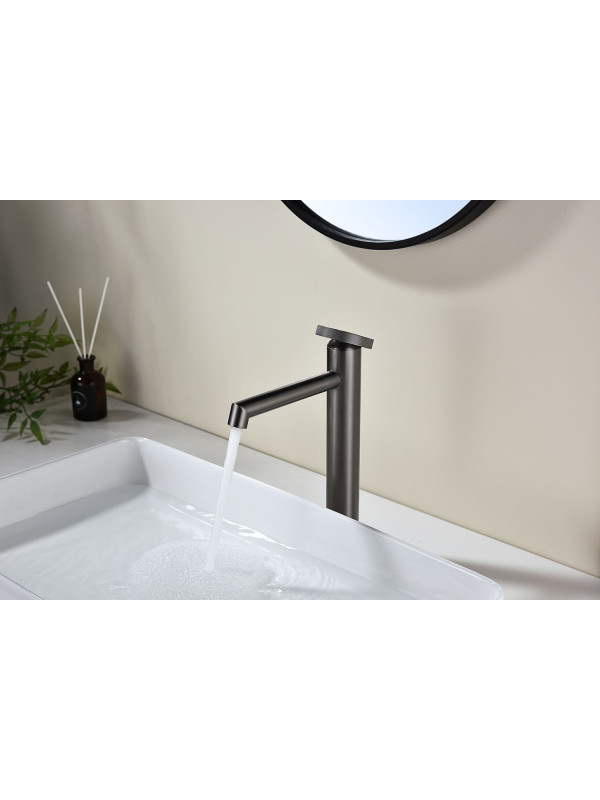 Смеситель Ganzer GZ19111-Q оружейная сталь 3