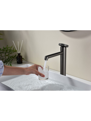 Смеситель Ganzer GZ19111-Q оружейная сталь 7