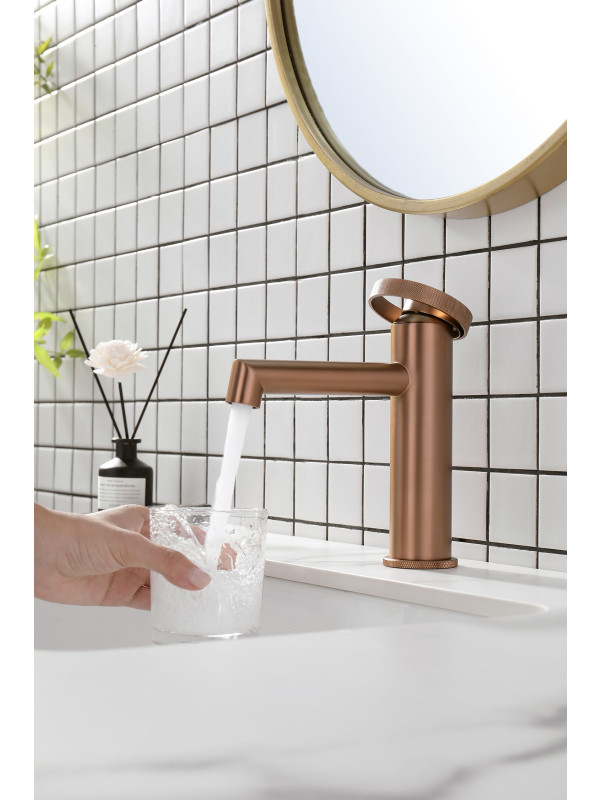 Смеситель Ganzer GZ19111-R розовое золото 5