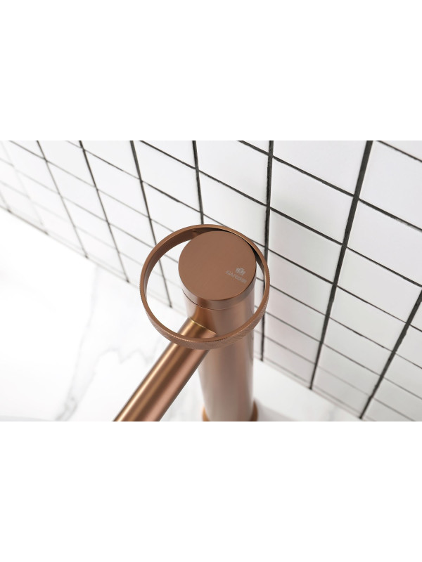 Смеситель Ganzer GZ19112-R розовое золото 3