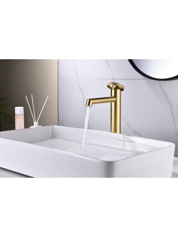 Смеситель Ganzer GZ19112-S матовое золото 3