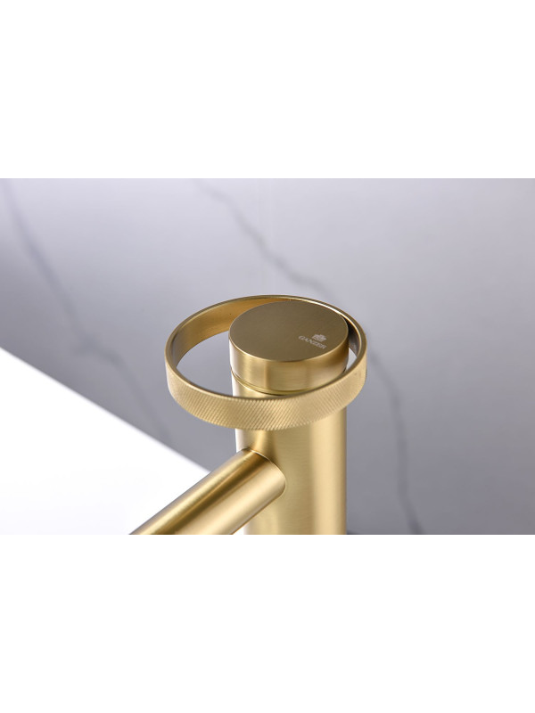 Смеситель Ganzer GZ19112-S матовое золото 5