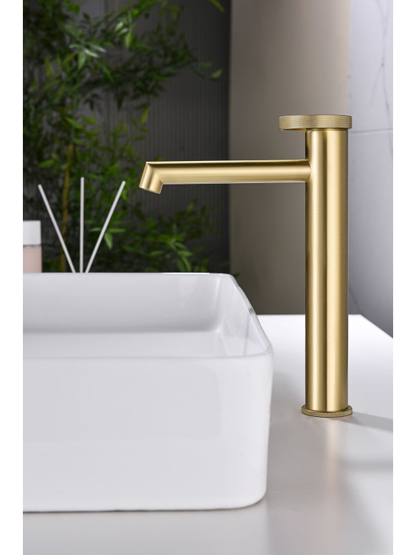 Смеситель Ganzer GZ19112-S матовое золото 7